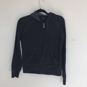 simple black hoodie